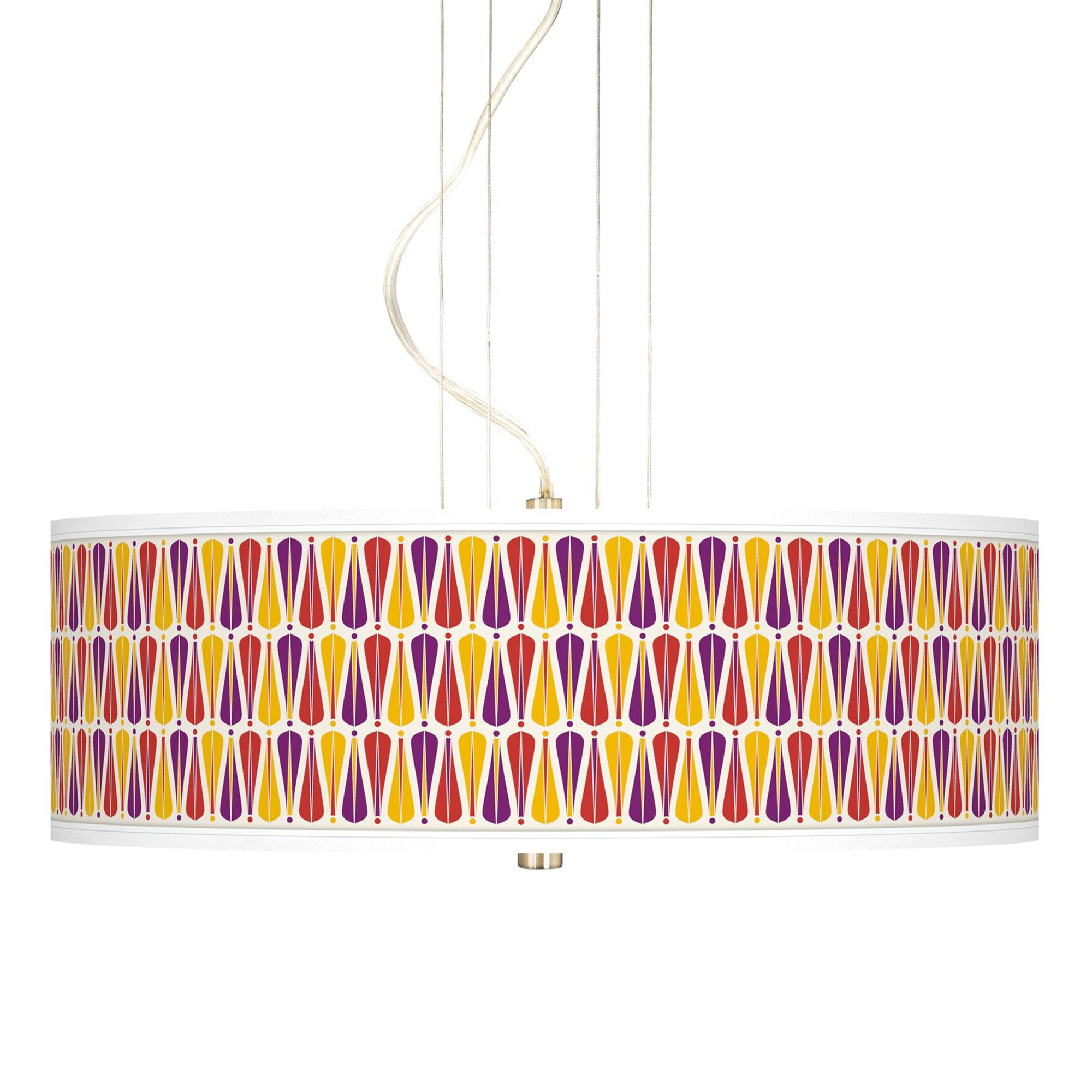 Hinder Giclee 20" Wide 3-Light Pendant Chandelier