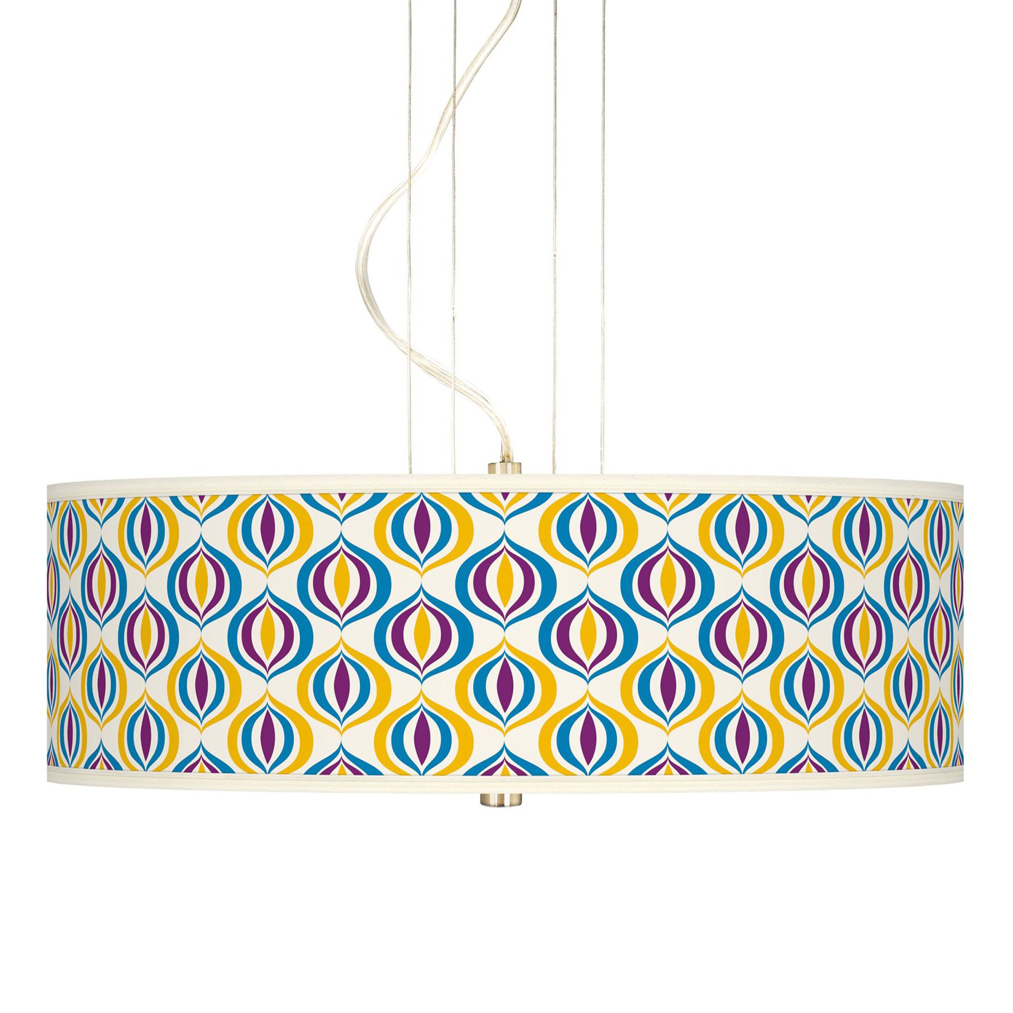Scatter Giclee 20" Wide 3-Light Pendant Chandelier