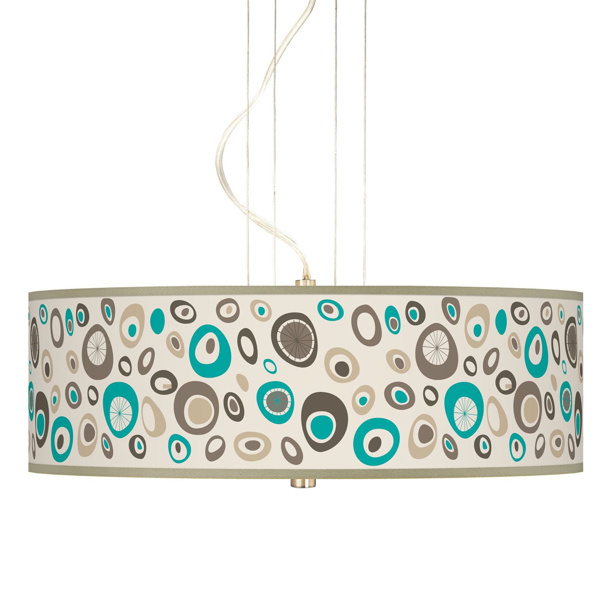 Stammer Giclee 20" Wide 3-Light Pendant Chandelier