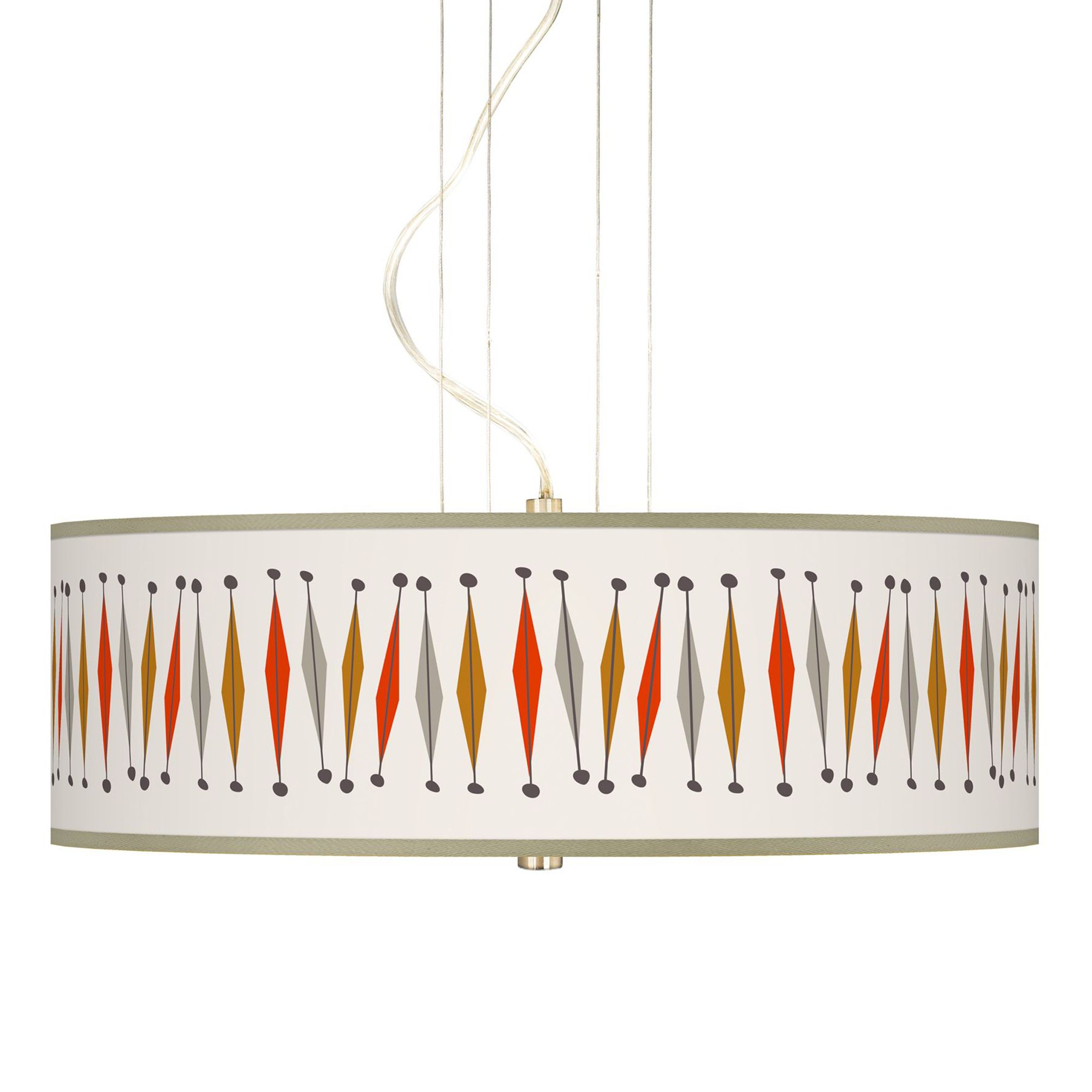 Tremble Giclee 20" Wide 3-Light Pendant Chandelier