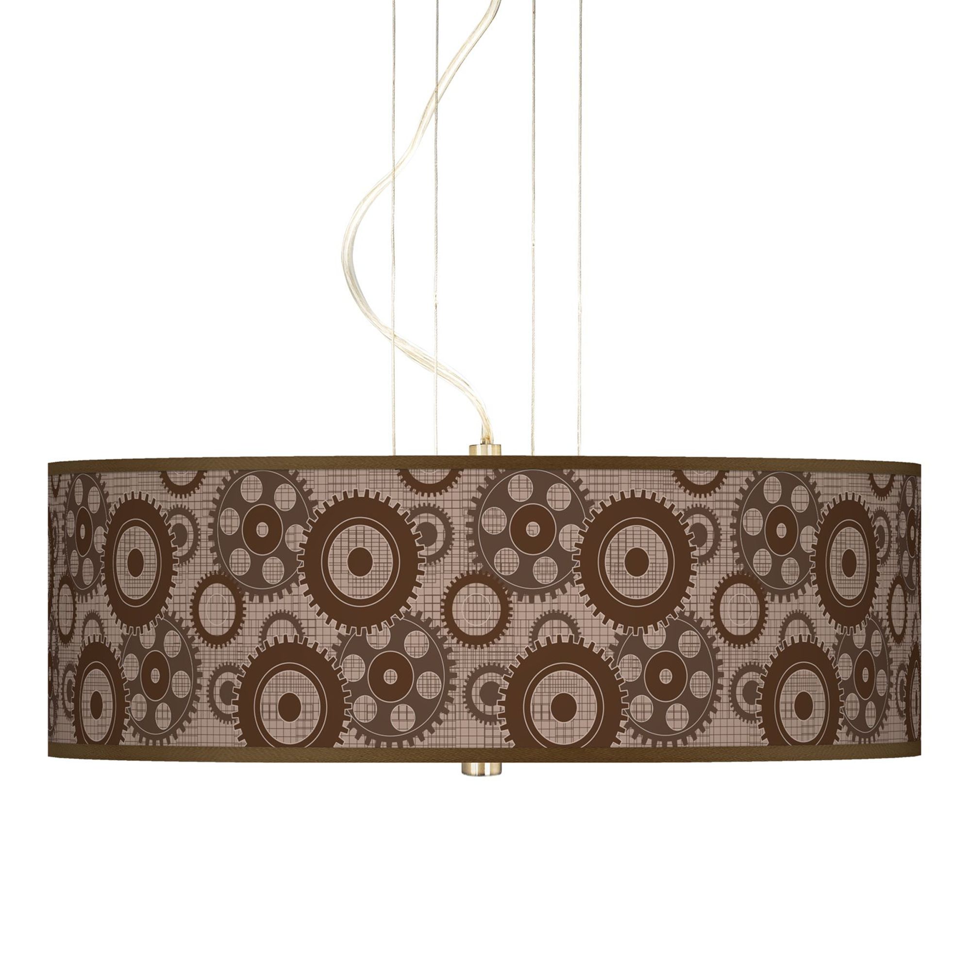 Industrial Gears 20" Wide 3-Light Pendant Chandelier