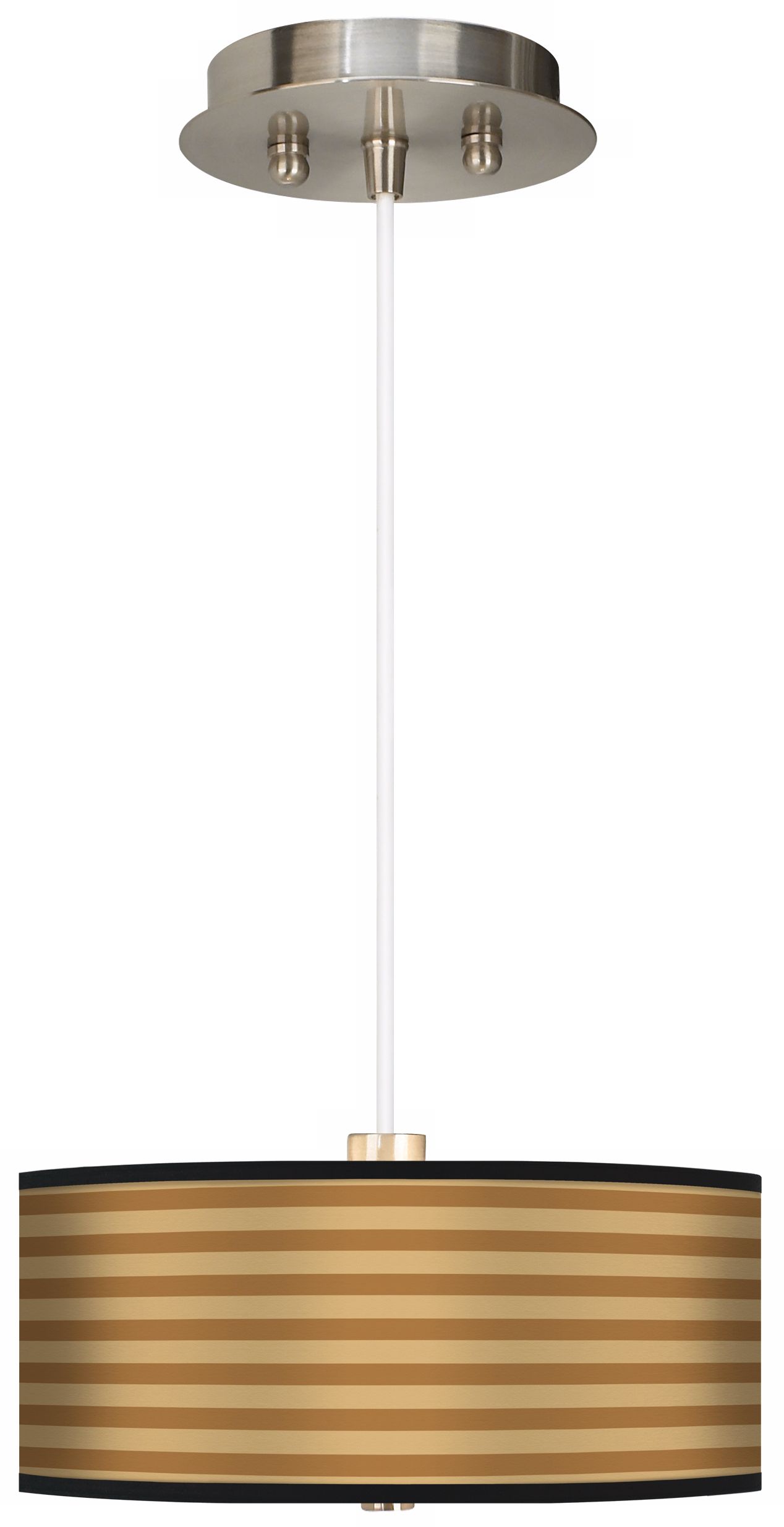 Butterscotch Parallels 10" Wide 2-Light Pendant Chandelier