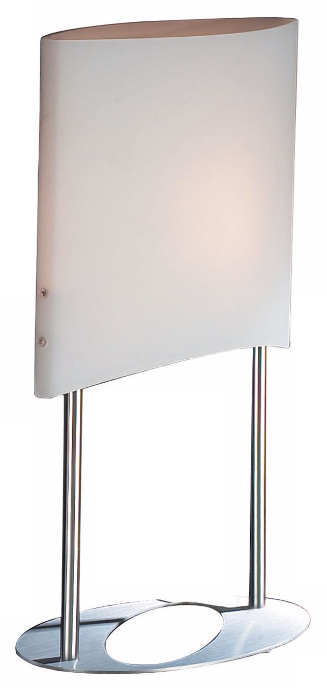 Vision Collection Twin Pole Flat Oval Desk Lamp