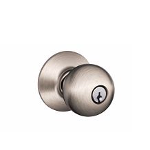 Schlage Orbit Satin Nickel Keyed Door Knob