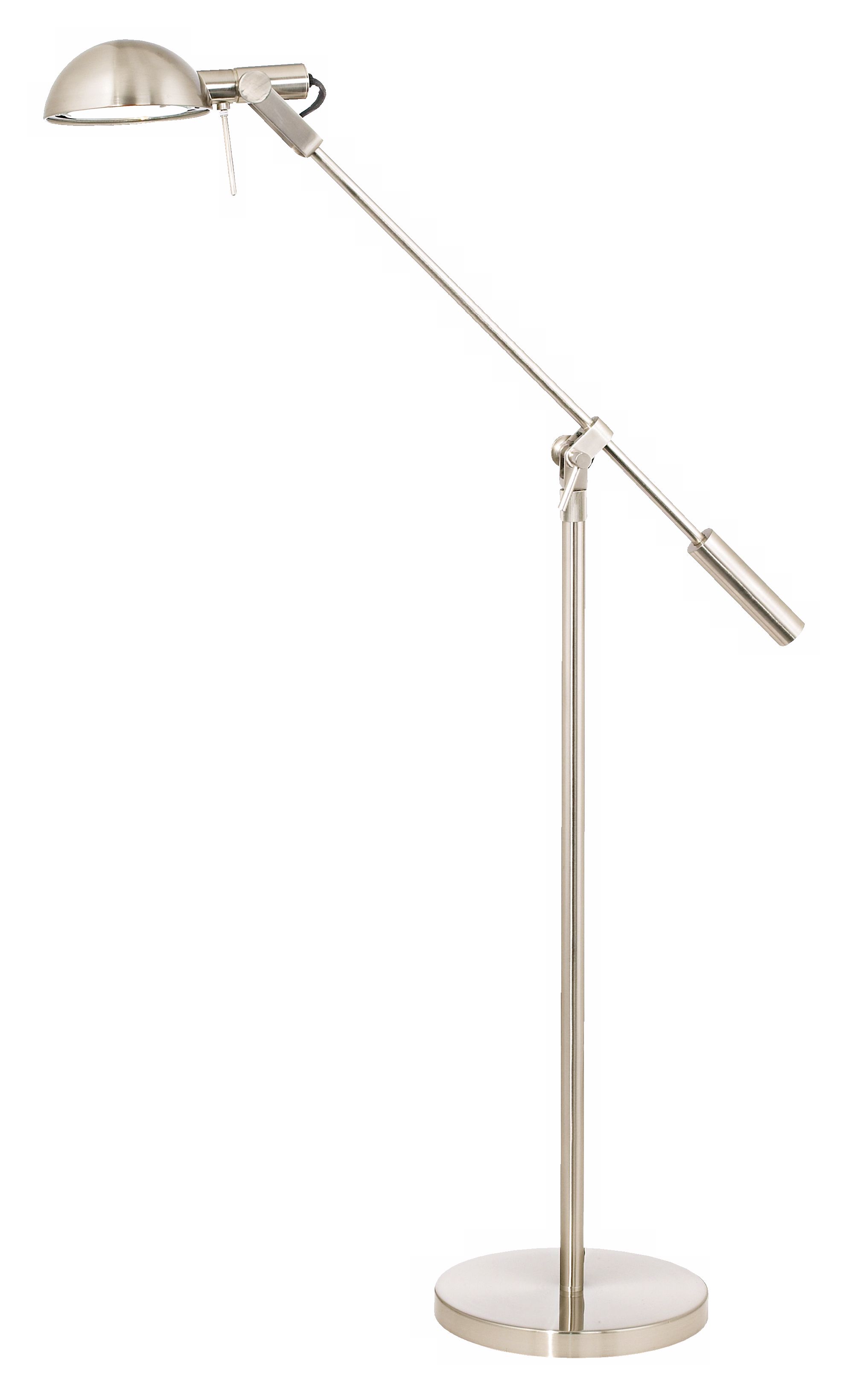 Robert Sonneman Dome Satin Nickel Floor Lamp