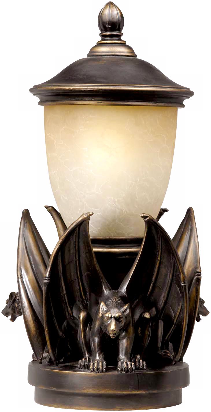 Gargoyle Energy Efficient 28" High Outdoor Pier Mount Light