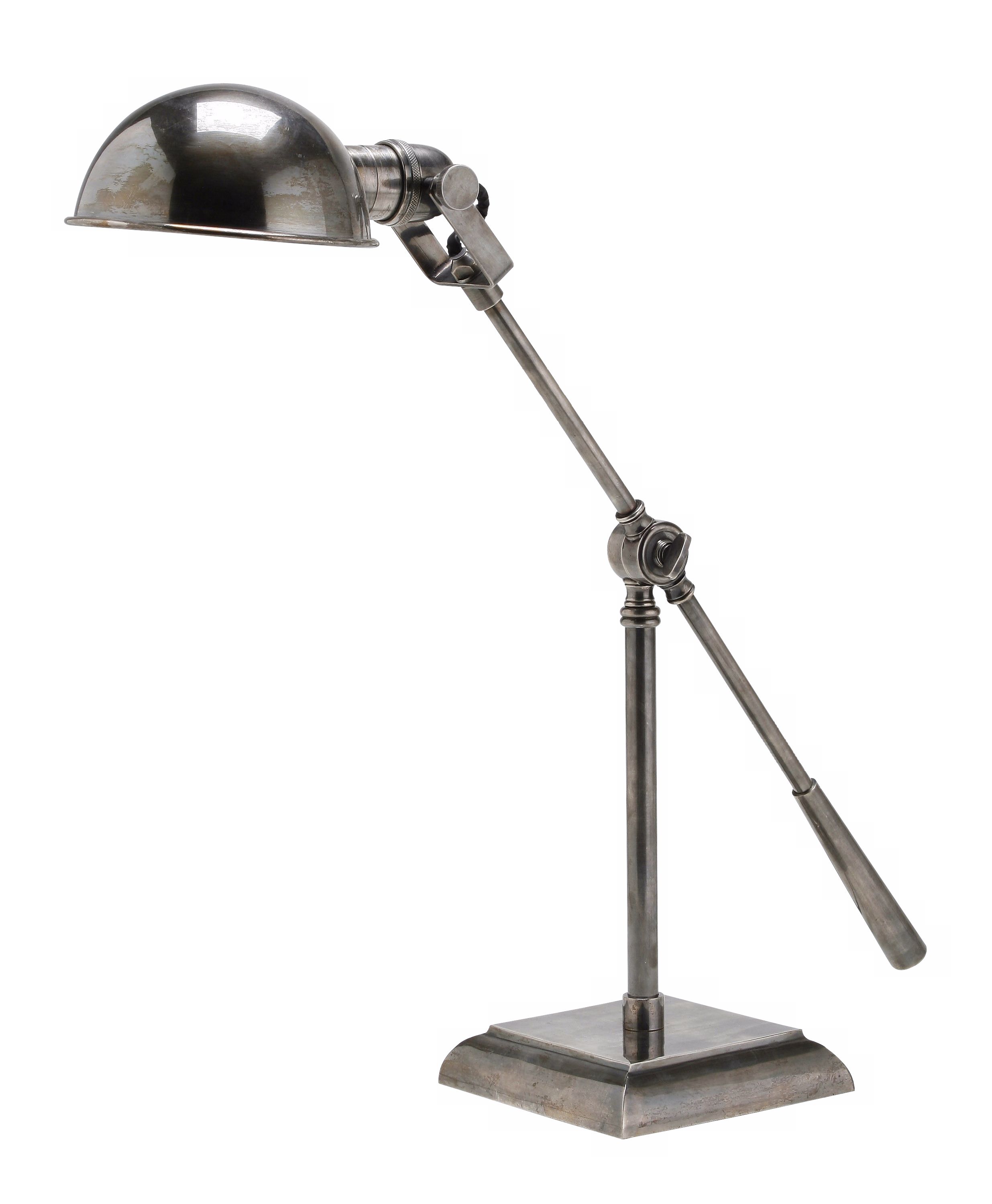 Arteriors Nome Silver Swing Arm Desk Lamp (18332)