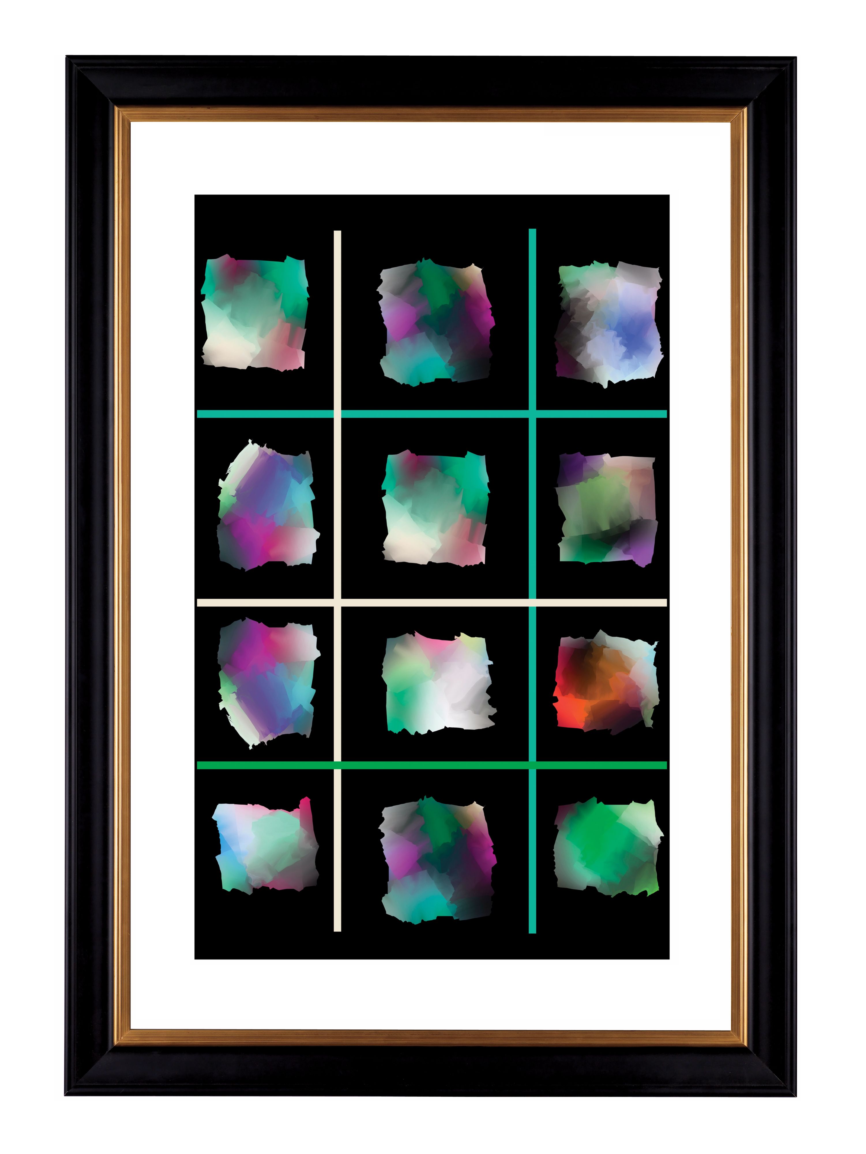 Giclee Colorful Contacts 41 3/8" High Wall Art