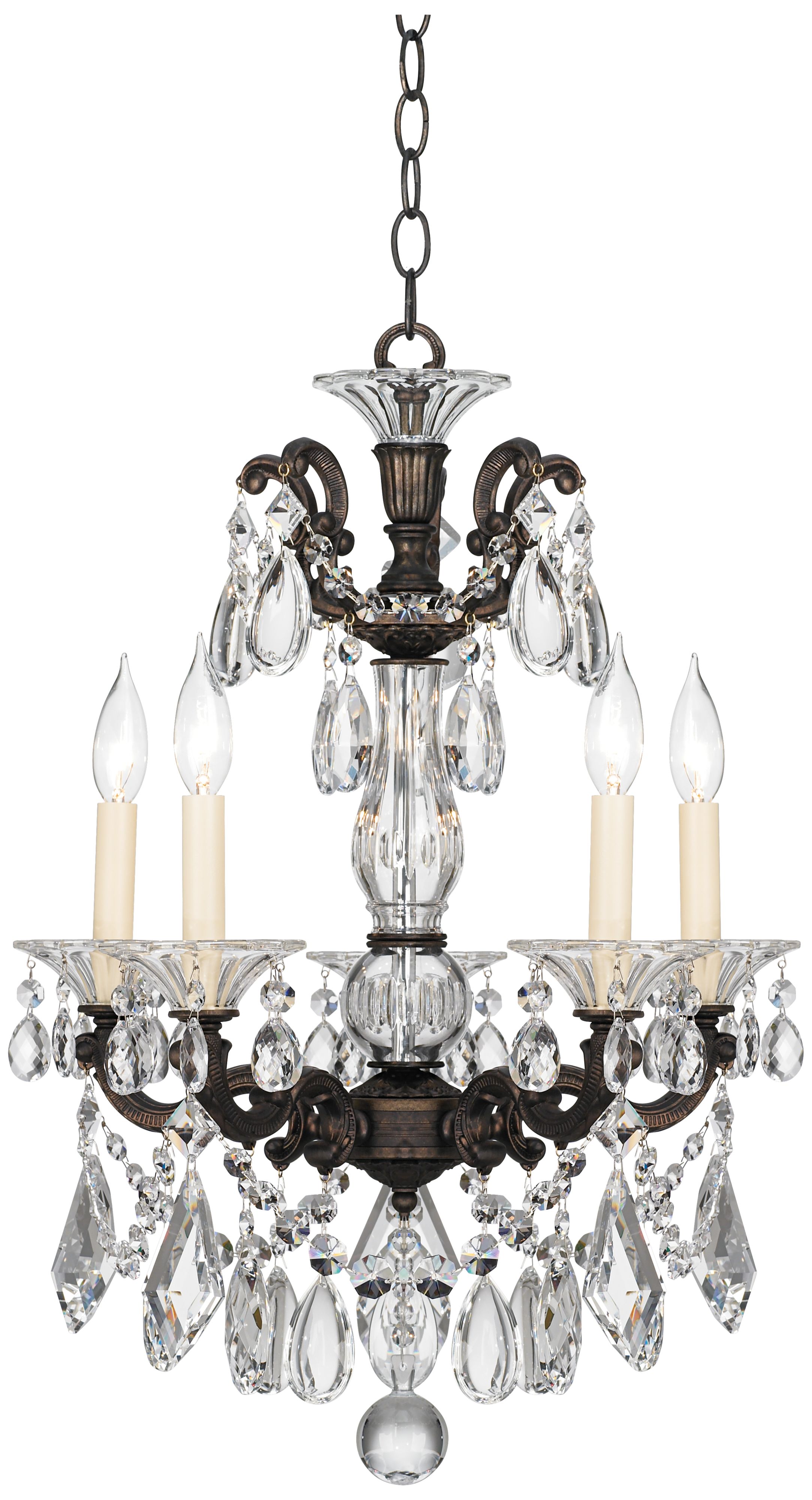 Schonbek La Scala Collection 17" Wide Crystal Chandelier