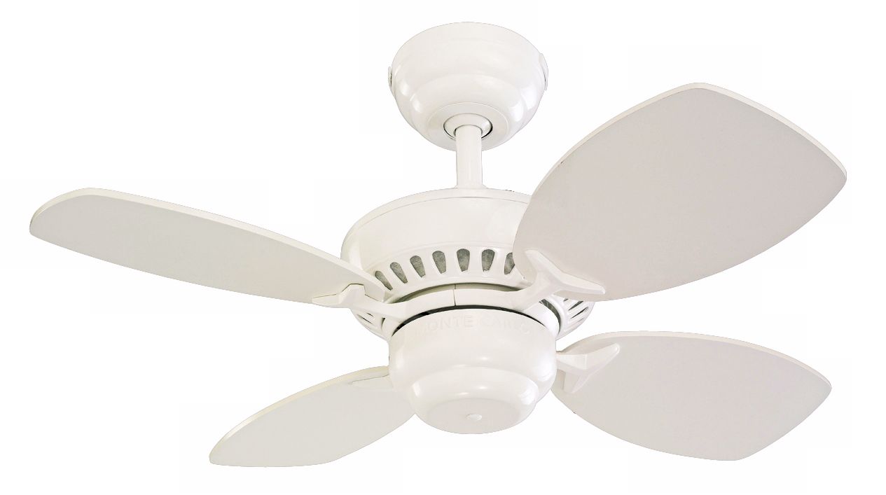 28" Colony II White Finish Ceiling Fan
