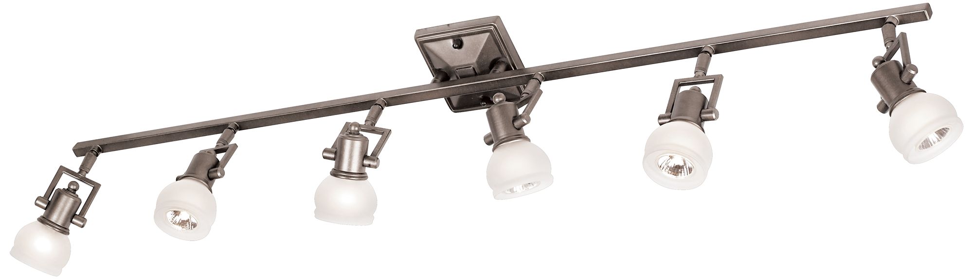 Pro Track® 50" Wide 6-Light Bronze Ceiling Light Fixture