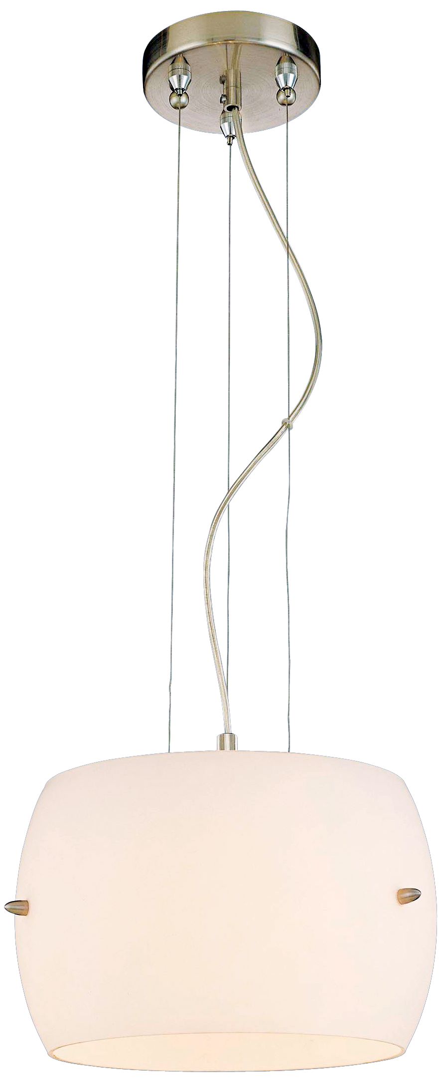 George Kovacs White Frosted Glass 12" Wide Pendant Light