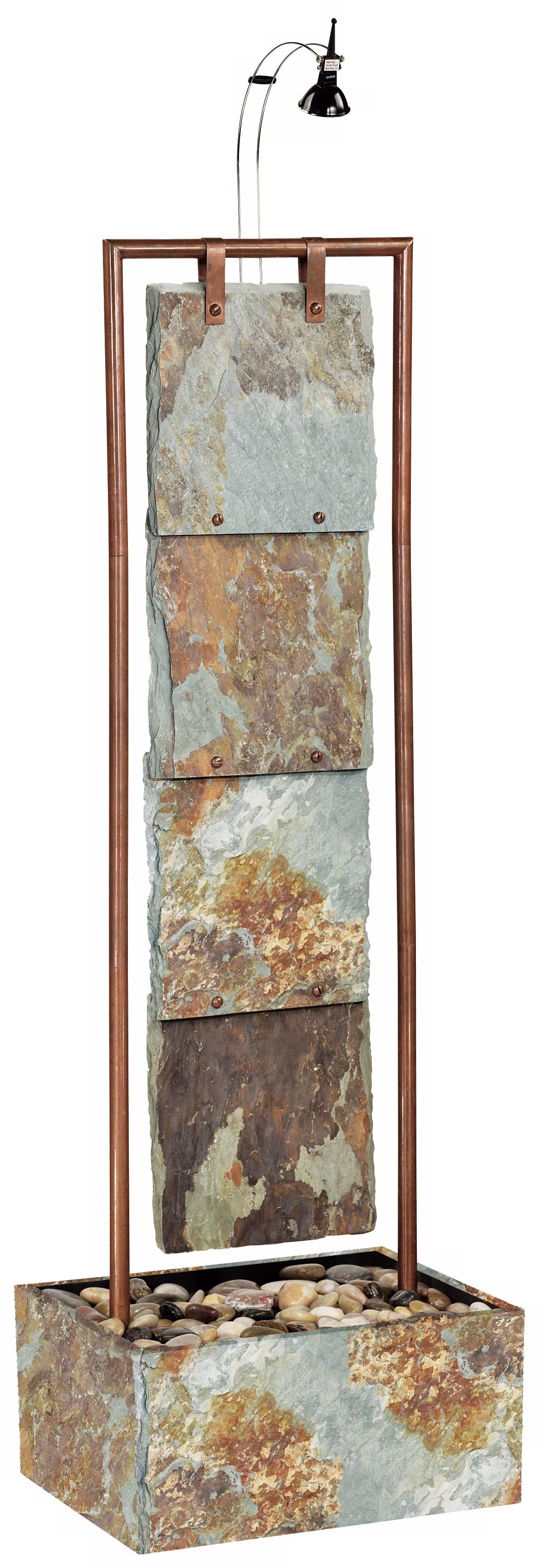 Kenroy Home Linear Flow Slate Indoor Floor Fountain
