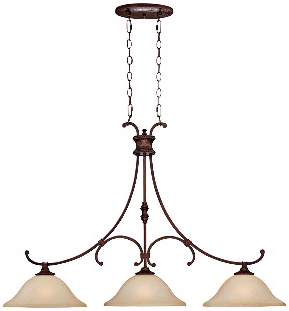 Hill House Collection Burnished Bronze 45" Wide Chandelier