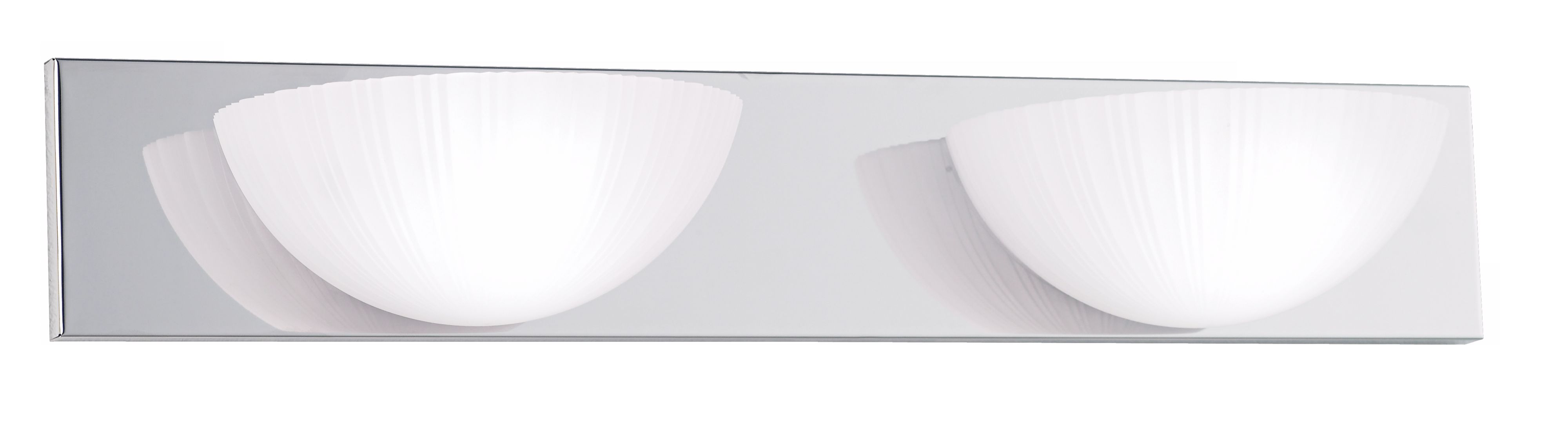 Chrome with Acrylic Energy Efficient 24" Wide Bath Light