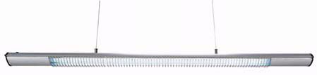 Lite Source Silver Bryce Fluorescent Ceiling Light