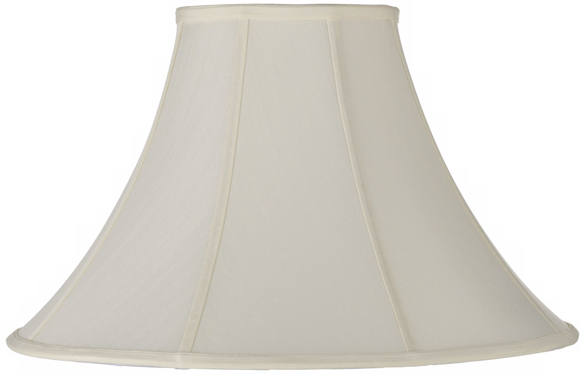 Cream Shantung Lamp Shade 7x18x12 (Spider)