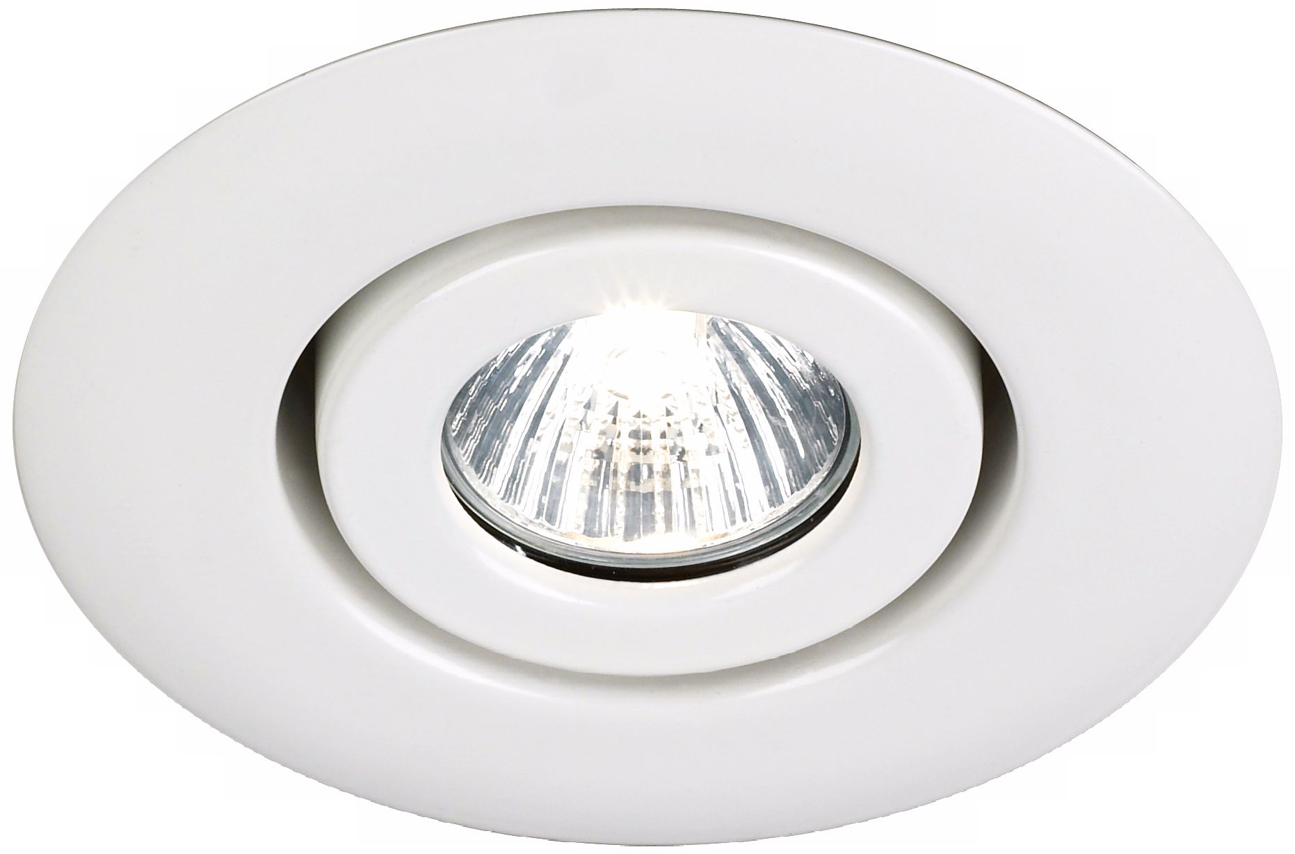 Juno 4" Low Voltage White Gimbal Recessed Light Trim