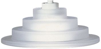 Lightolier Style Jack Step Cone 6 1/4" Wide Track Pendant