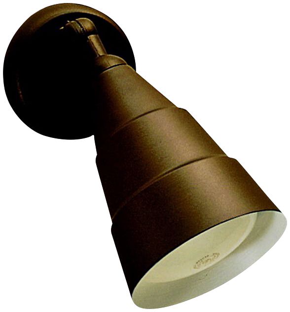Wet Location Bronze Single Head Outdoor Flood Light