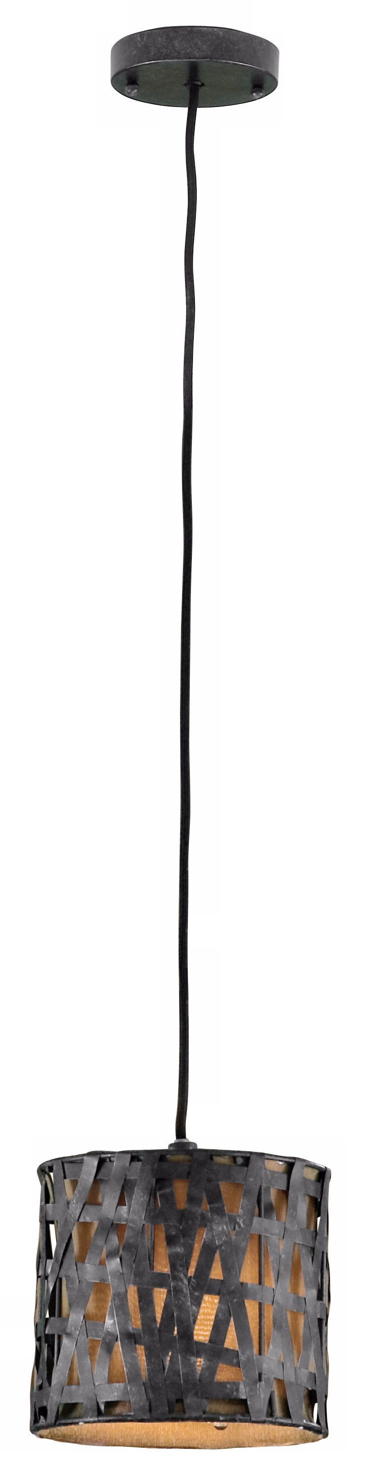 Alita Rust Black Mini Pendant Chandelier