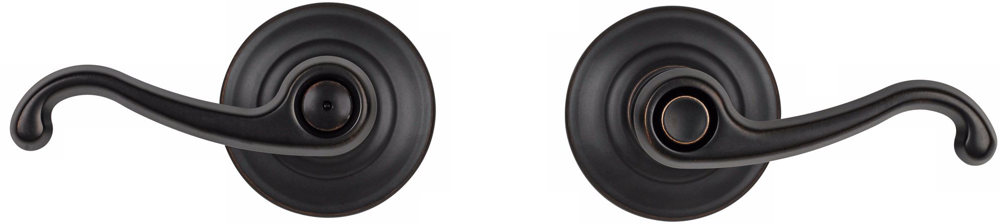 Schlage Callington Passage Bronze Door Privacy Lever Set