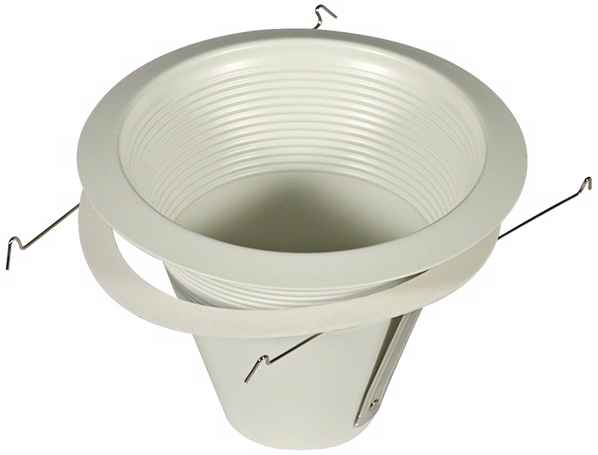 6" Line Voltage White Baffle Recessed Light