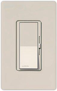 Lutron Diva SC 600W 3 Way Taupe Dimmer 19804