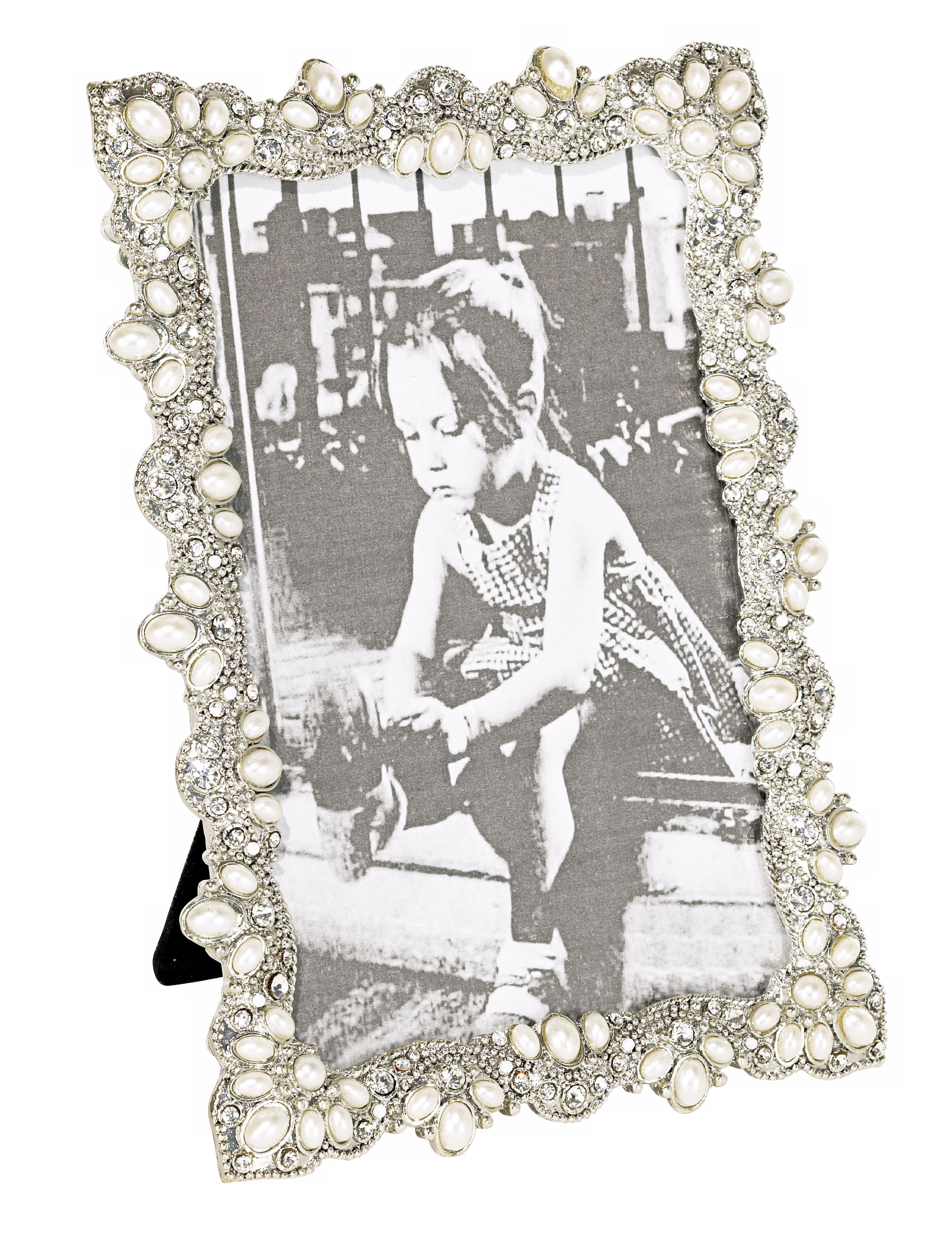 Silver and Pearl Picture Frame