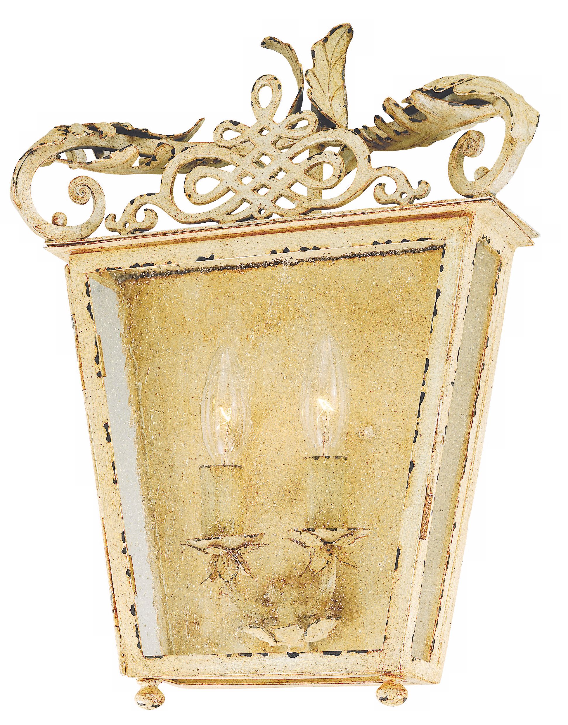 Portola 17 1/4" High Biron White ADA Outdoor Wall Light