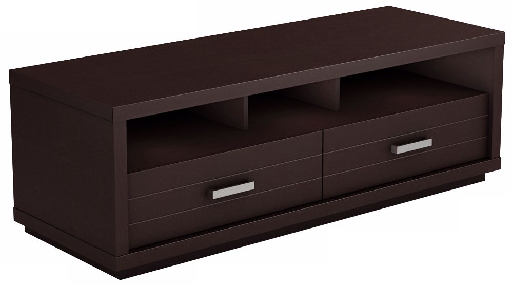 Skyline 2-Drawer Chocolate TV Stand
