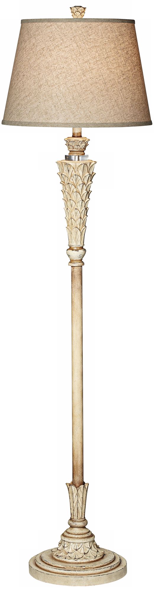 Artichoke Almond Beige Floor Lamp
