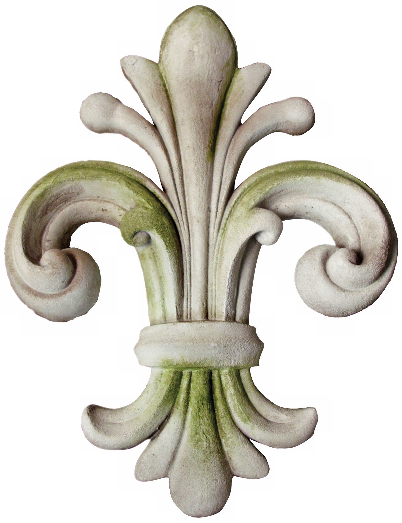 Orazio Fleur-de-Lis 18" High Sculpted Outdoor Wall Finial