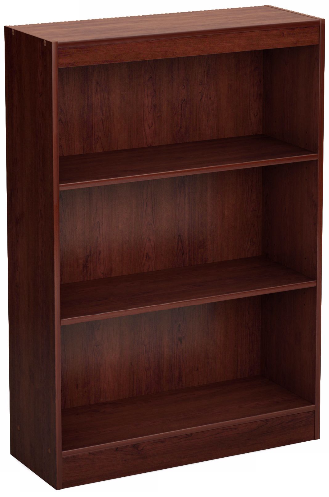 Axess 3-Shelf Royal Cherry Bookcase