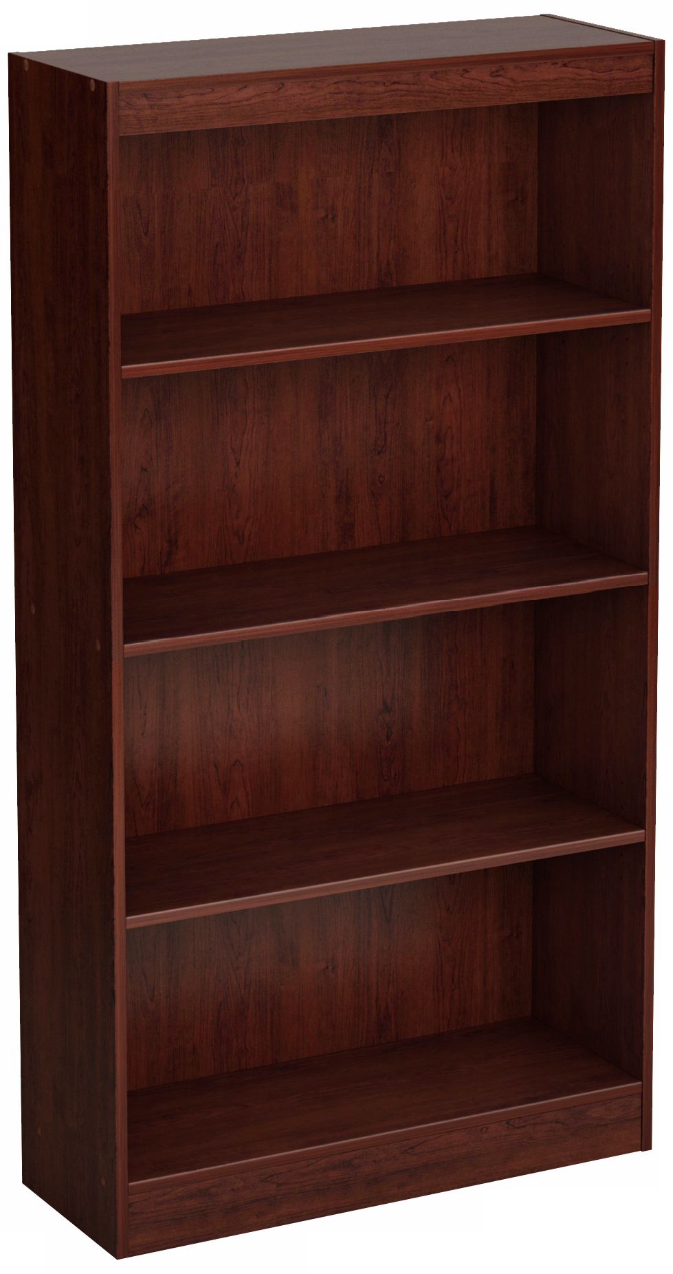 Axess 4-Shelf Royal Cherry Bookcase