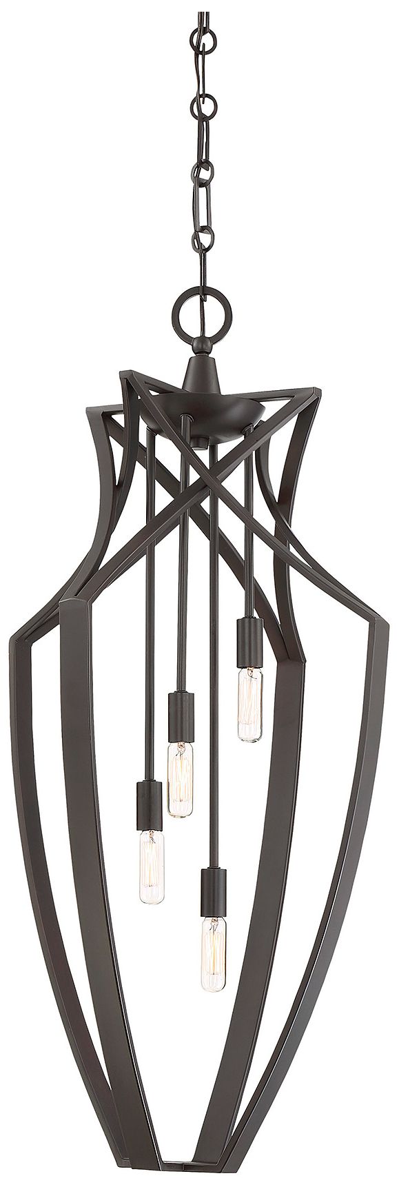 Savoy House Windsung Bronze 4-Light Foyer Pendant