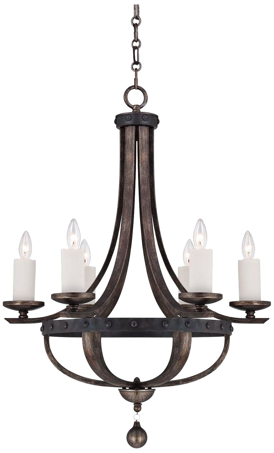 Savoy House Alsace 6-Light Wood Finish Chandelier