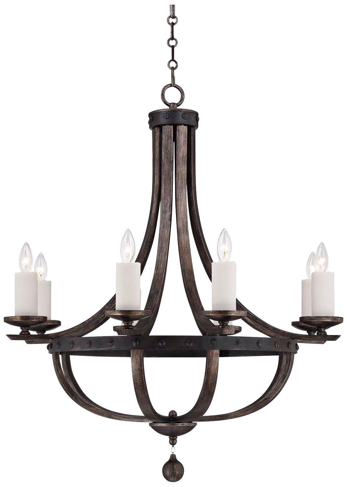 Savoy House Alsace 8-Light Wood Finish Chandelier