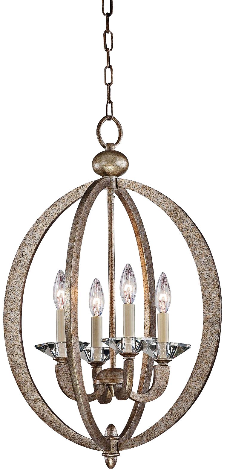 Forum Gold 4-Light 16 3/4" Wide Chandelier