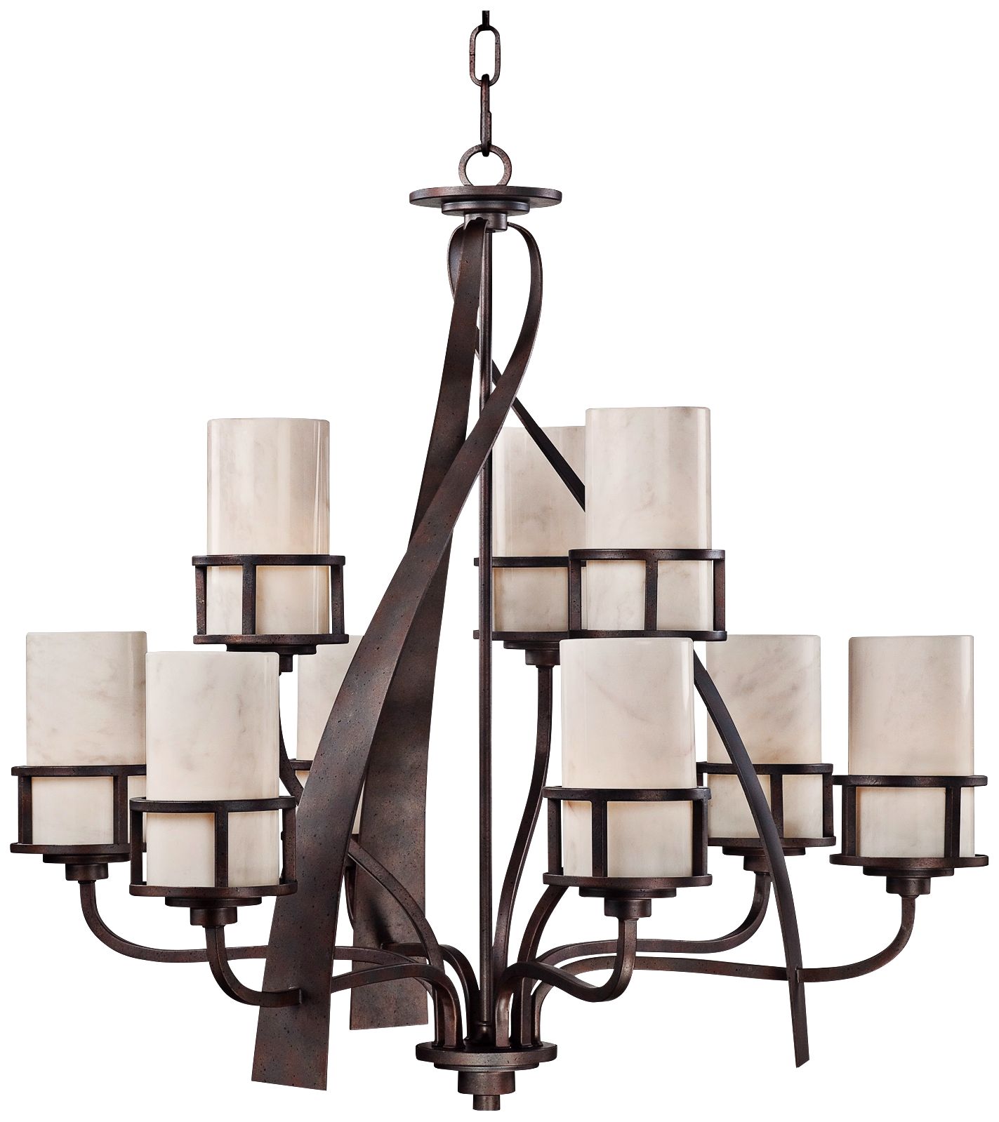 Kyle 9-Light 35" Wide Chandelier by Quoizel