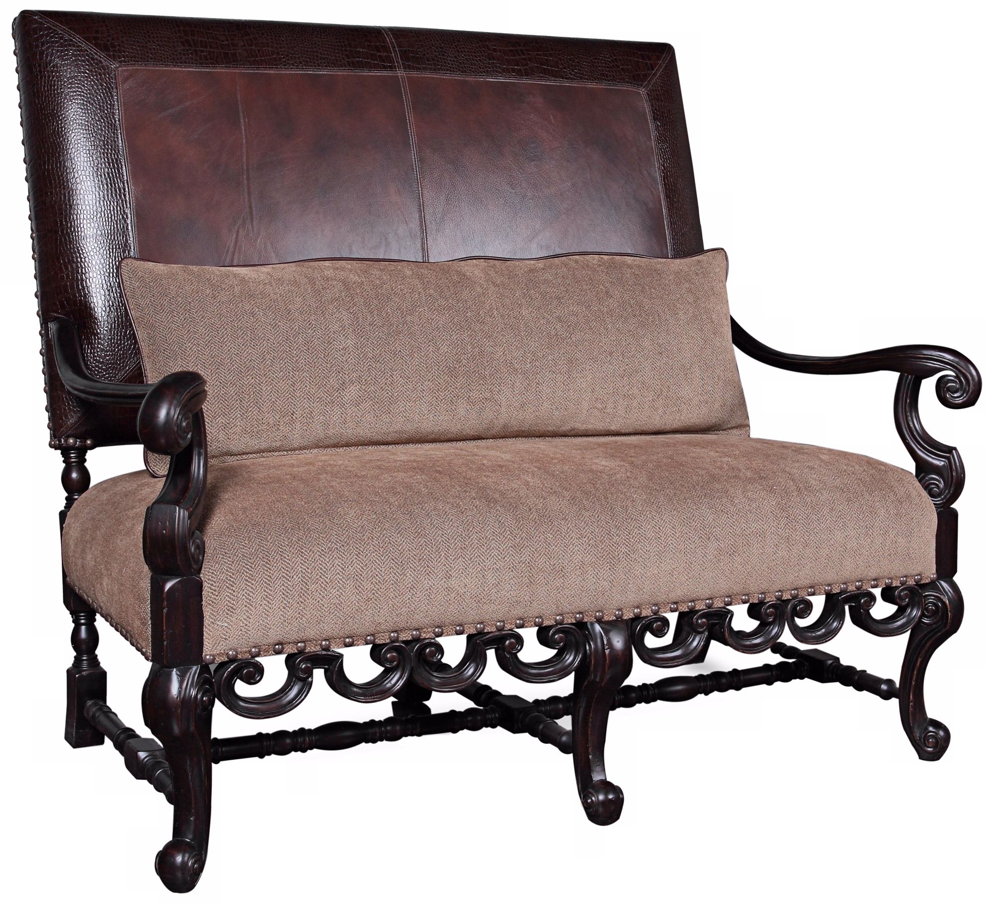 Ilana Barley Croc Accent Bench
