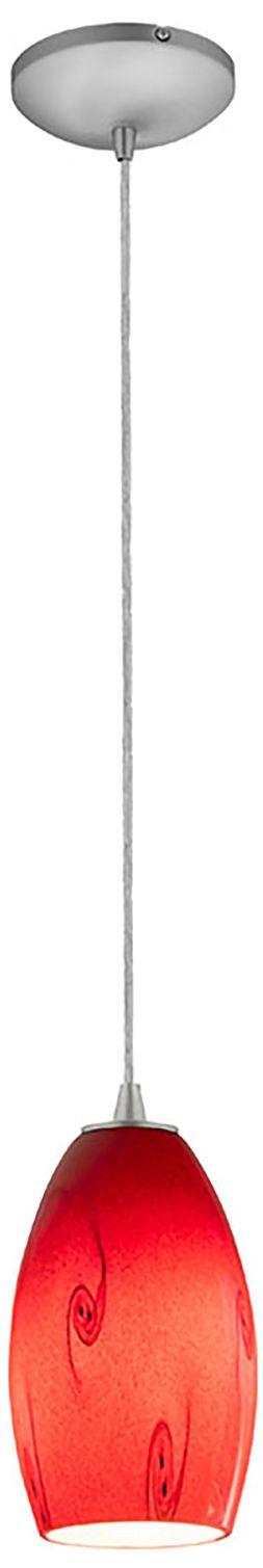 Access Lighting Sydney Brushed Steel - Ruby Mini Pendant
