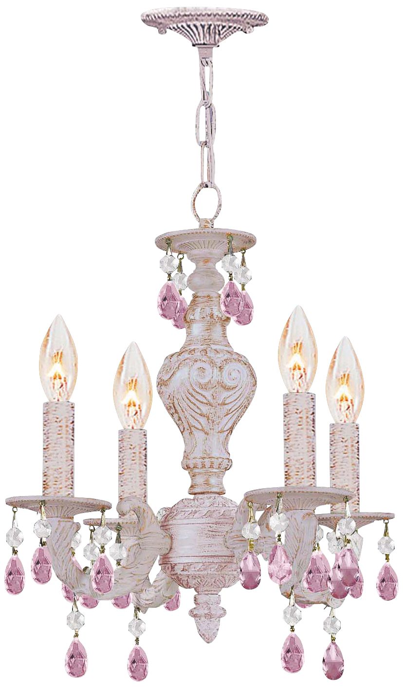 Sutton 13 1/2" Wide Antique White Chandelier