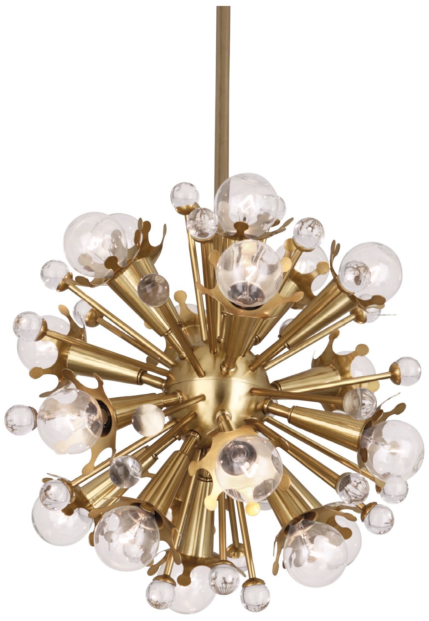Jonathan Adler Sputnik 18-Light Antique Brass Pendant Ligh