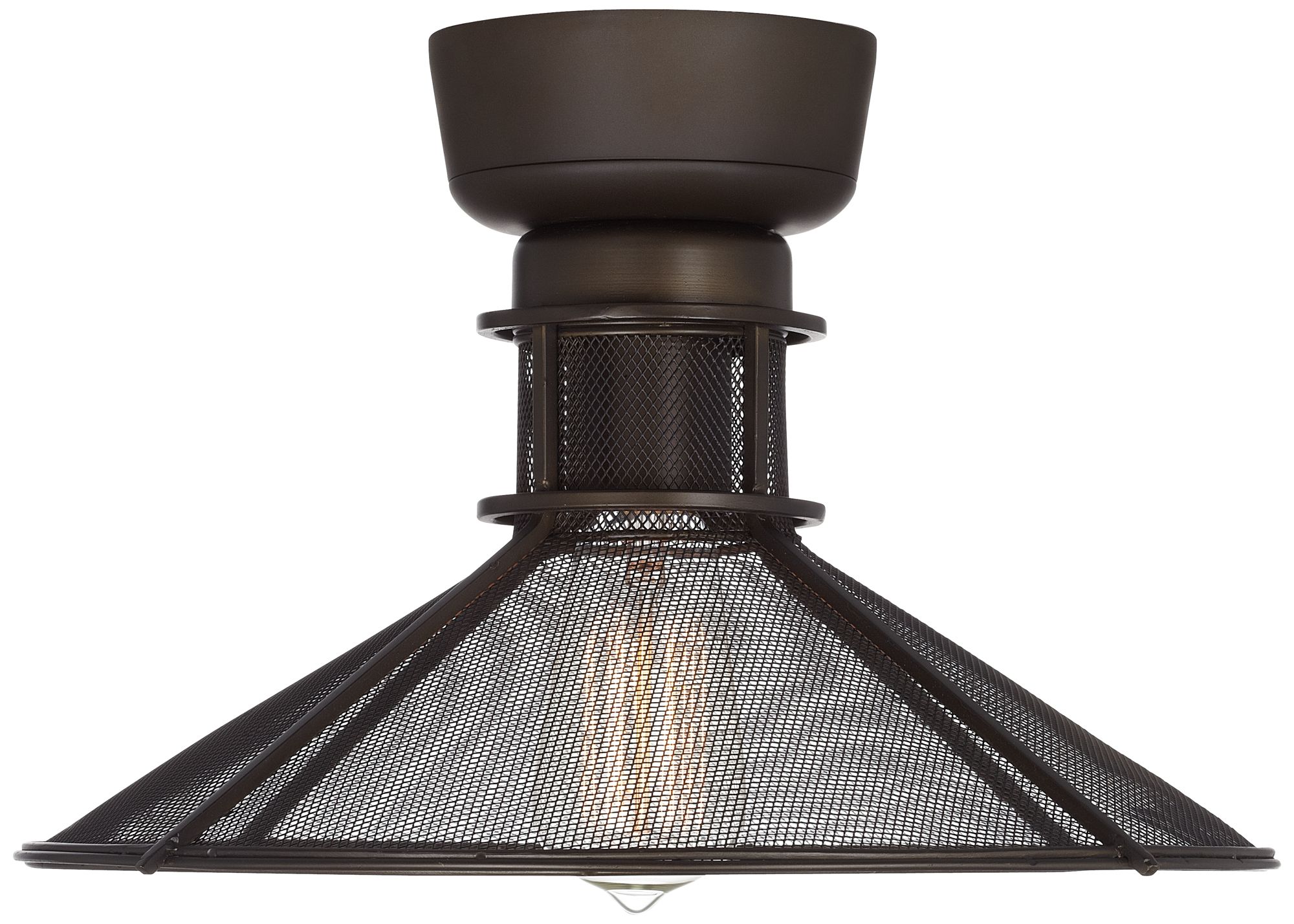 Retro Mesh Oil-Rubbed Bronze Cage Light Kit