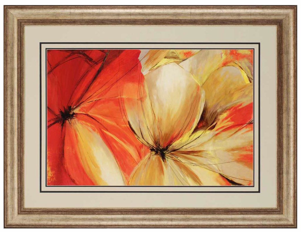Sharing the Spotlight 50" Wide Floral Framed Wall Art