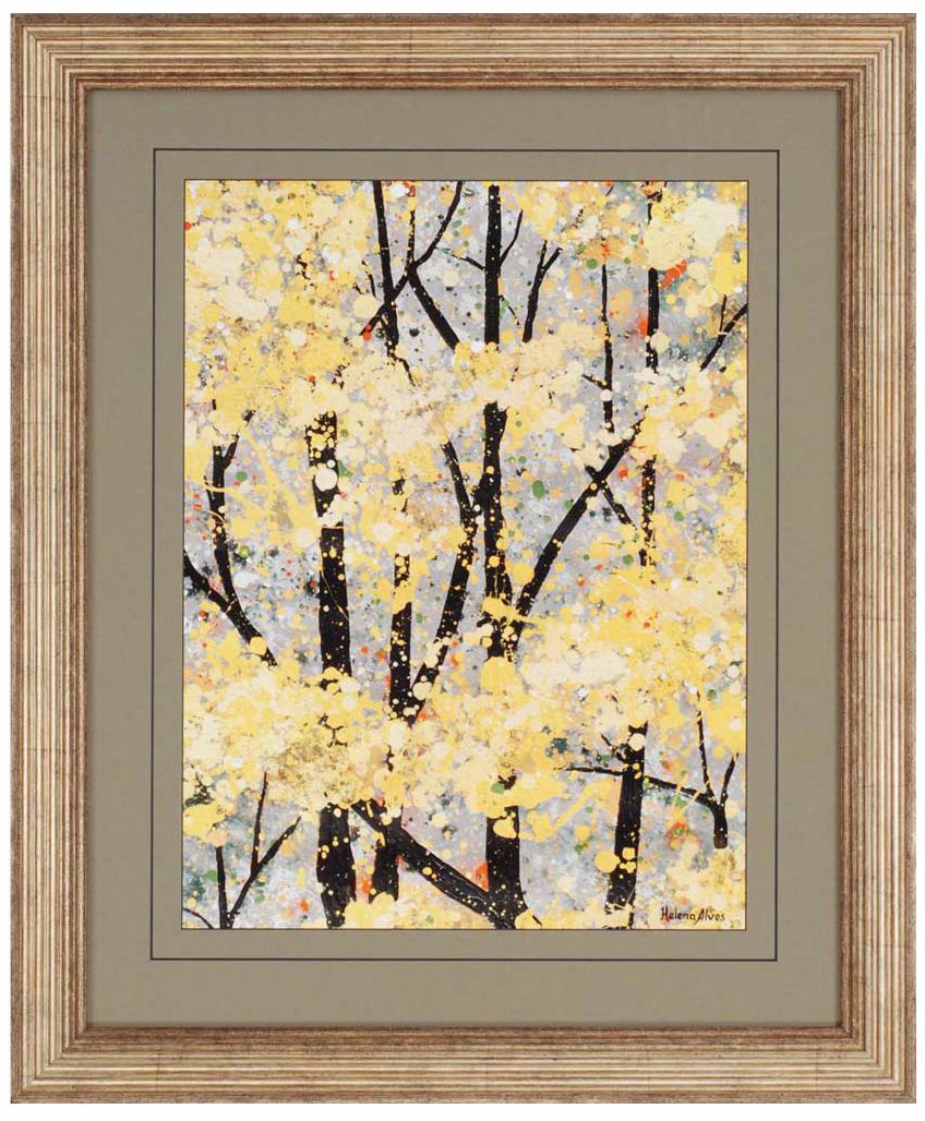 Early Spring II 34" High Framed Wall Art