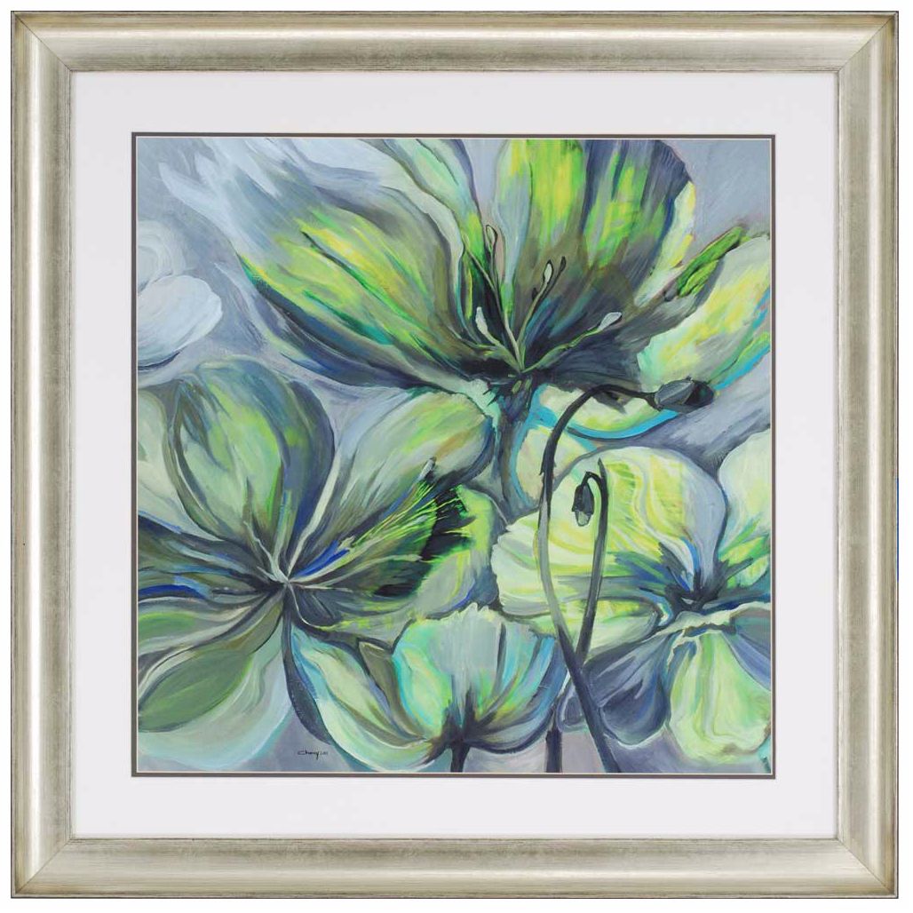 Shout Florals 41" Square Framed Wall Art