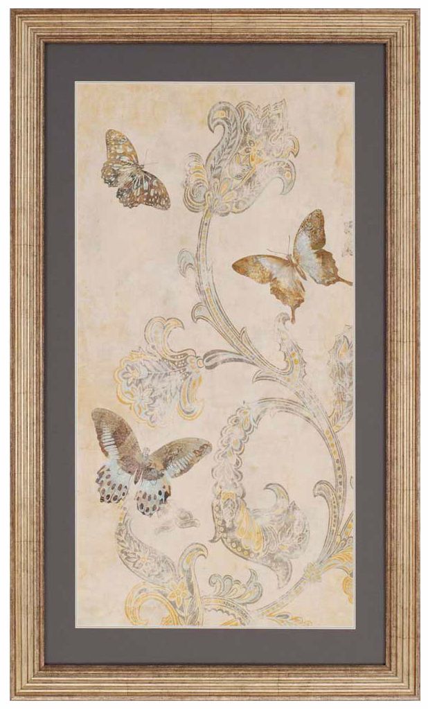 Papillion Decoratif I 48" High Butterfly Wall Art