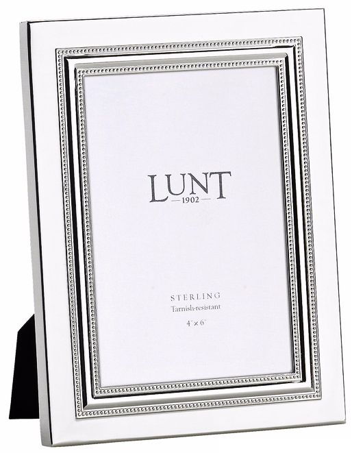 Reed and Barton Easton 4"x6" Silver Picture Frame